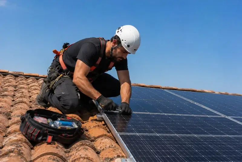 Maintenance et monitoring de panneaux solaires à Sallenôves